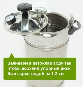 Заливаємо воду